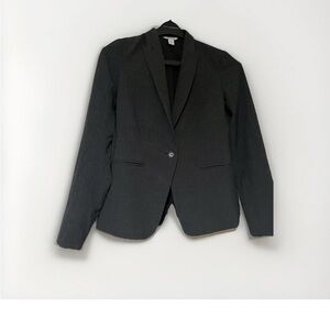 Calvin Klein Blazer Gray Size 4 Women’s Business Casual Affordable Office Wear